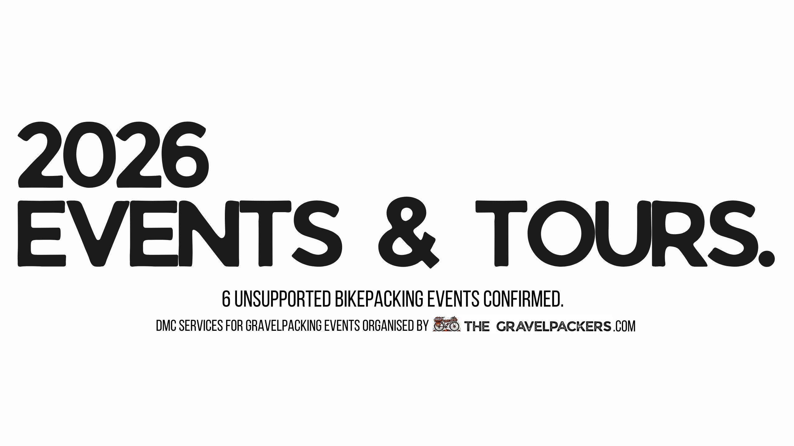 2026 EVENTS & TOURS
